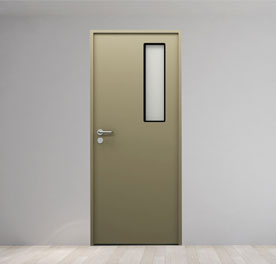 Clean Room Powder Coated Steel Door