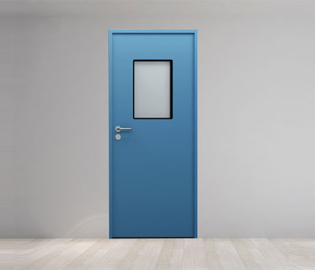 isolation room door
