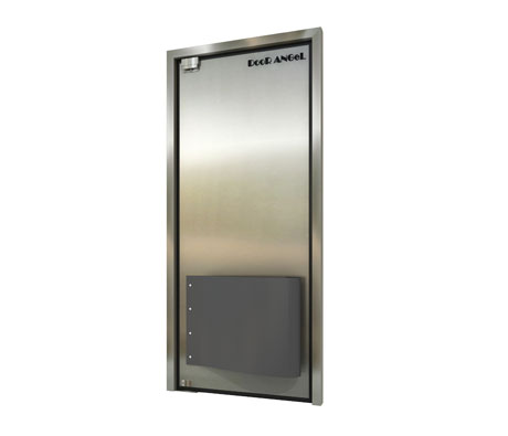 single swing door