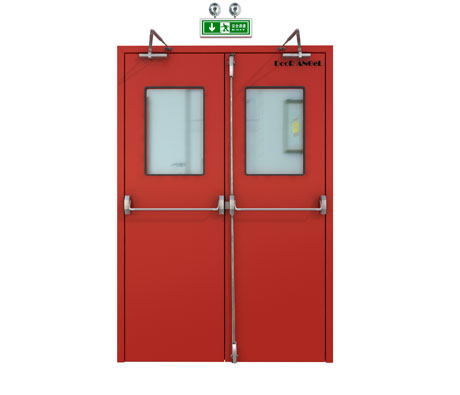 double swing fire doors