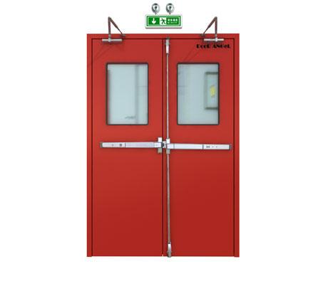 double door emergency exit