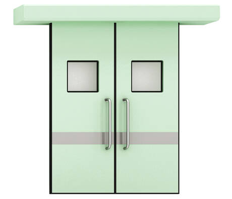 hospital sliding door