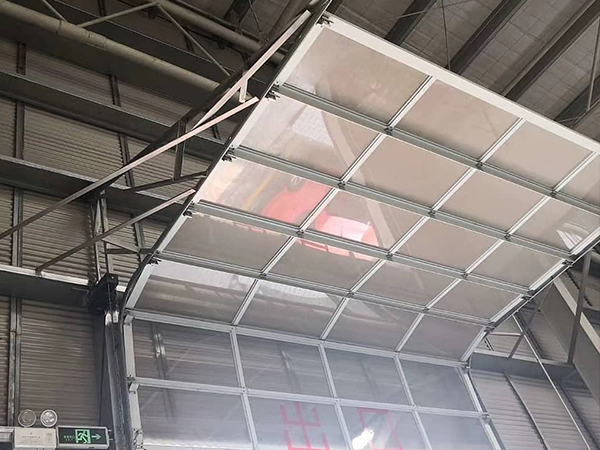 Transparent Roller Door