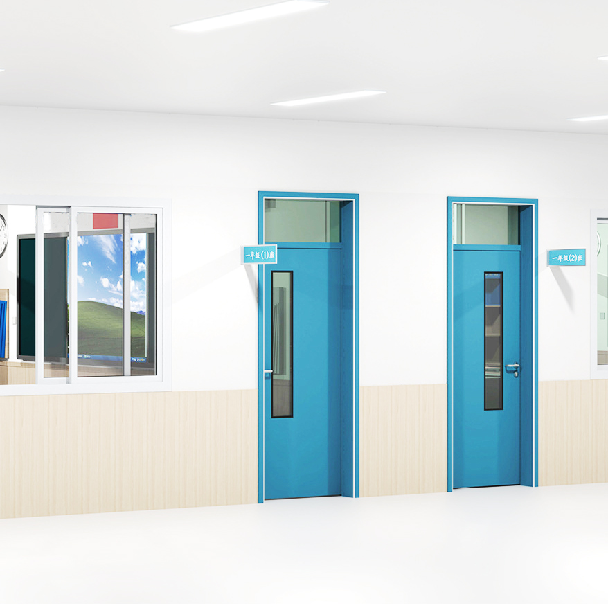 School wooden doors