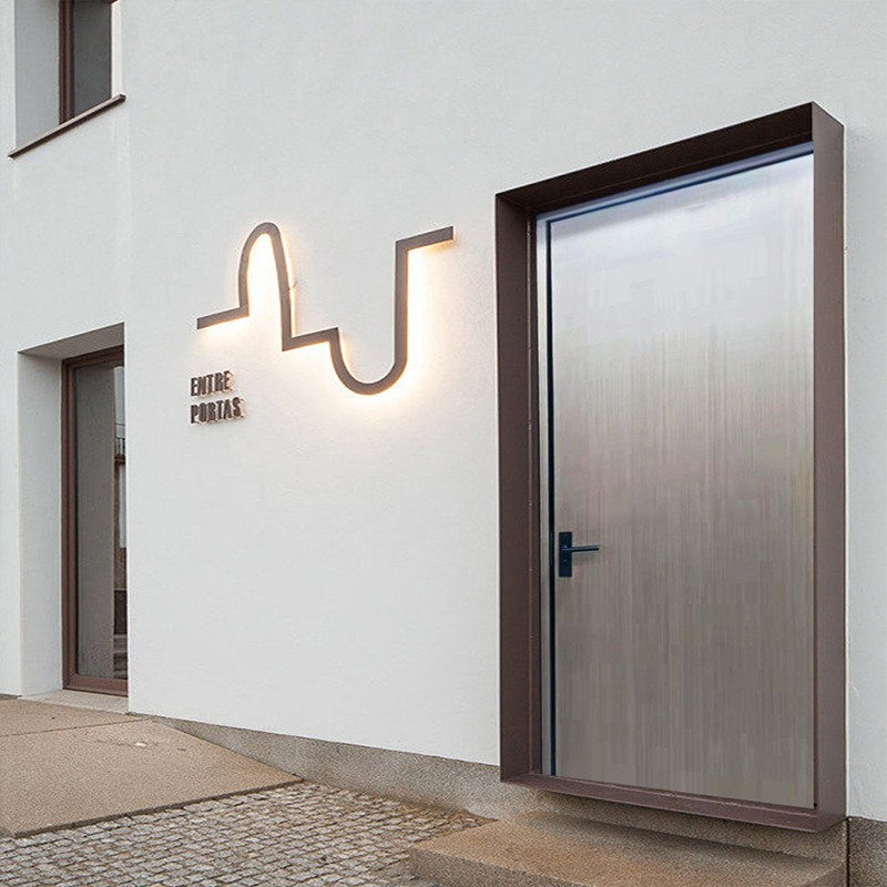 Hotel wooden door